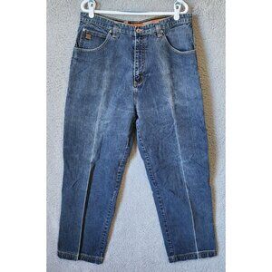 Vintage Y2K TUFF Designs Blue Denim Jeans Size 38‎ x 34 100% Cotton